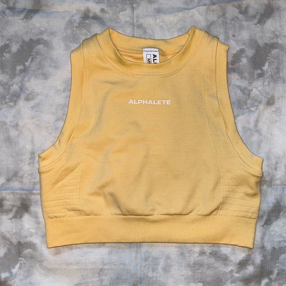 Alphalete Yellow Sports Bra